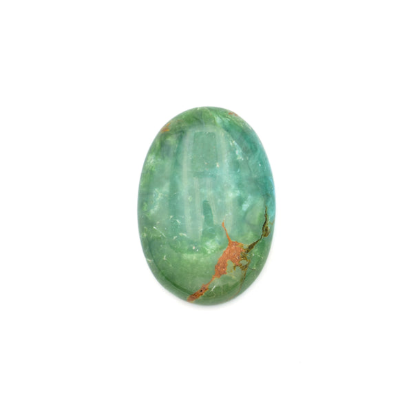 American-Mined Natural Turquoise Cabochon 22x31mm Oval Shape
