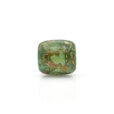 American-Mined Natural Turquoise Loose Bead 13mmx14.5mm Drum Shape