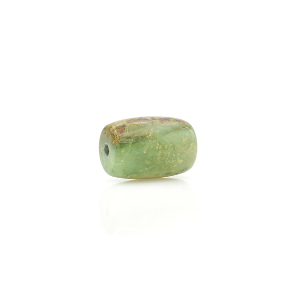 American-Mined Natural Turquoise Loose Bead 13.5mmx19.5mm Barrel Shape