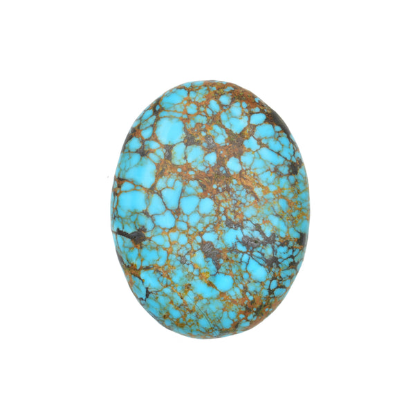 American-Mined Natural Turquoise Loose Bead 32mmx41mm Oval Shape
