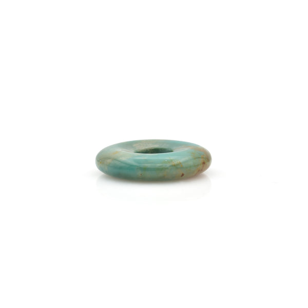 American-Mined Natural Turquoise Loose Bead 24.5mm Donut Shape