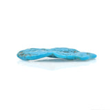 American-Mined Natural Turquoise Old Indian Style Loose Bead 30mmx42mm Free-Form Flats