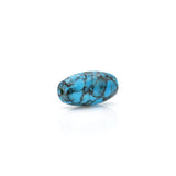 American-Mined Natural Turquoise Mosaic Loose Bead 11.5mmx20mm Barrel Shape