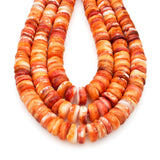 Bluejoy 6mm-10mm Genuine Native American Style Natural Spiny Oyster Shell Graduated Free-Form Disc Bead 16-inch Strand
