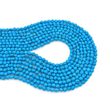 Bluejoy 6mm Natural Sleeping Beauty Turquoise Nugget Bead 18-inch Strand