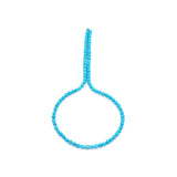 Bluejoy 4mm Natural Sleeping Beauty Turquoise Nugget Bead 18-Inch Strand