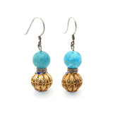 Turquoise Earring 13x26mm