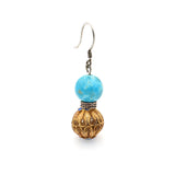Turquoise Earring 13x26mm
