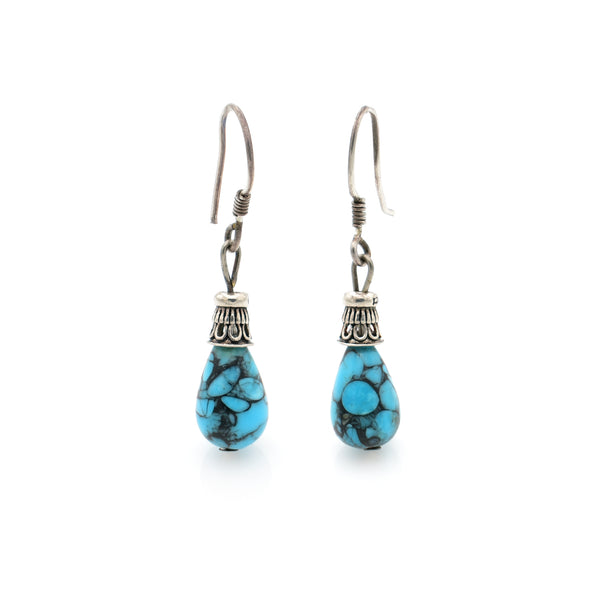 Turquoise Earring 6x12mm