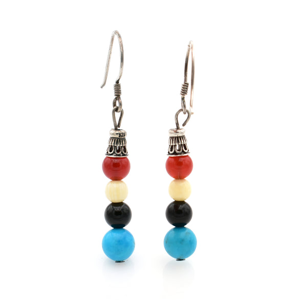 Turquoise Earring 7x30mm