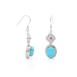 Turquoise Earring 11x23mm