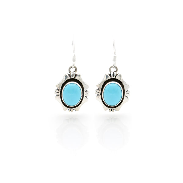 Turquoise Earring 12x16mm