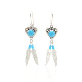 Turquoise Earring 10x32mm