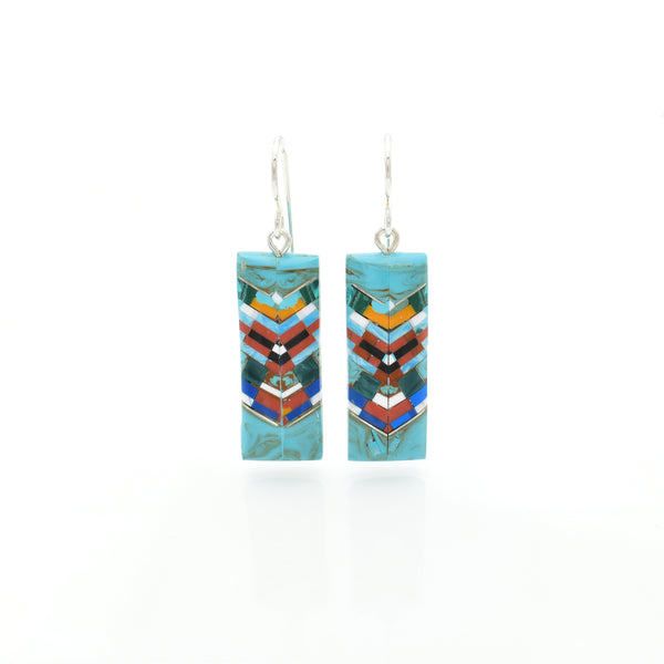Turquoise Earring 10x21mm