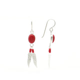 Coral Earring 7x32mm