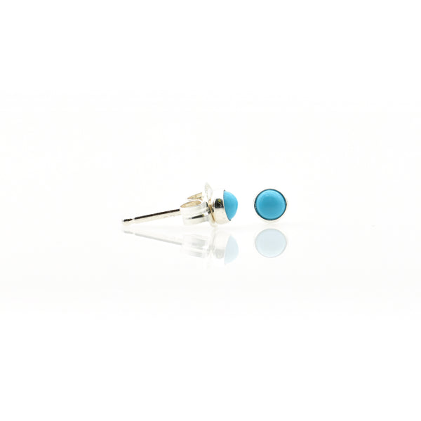 Turquoise Ear Stud 3mm