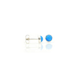 Lab Opal Ear Stud 5mm