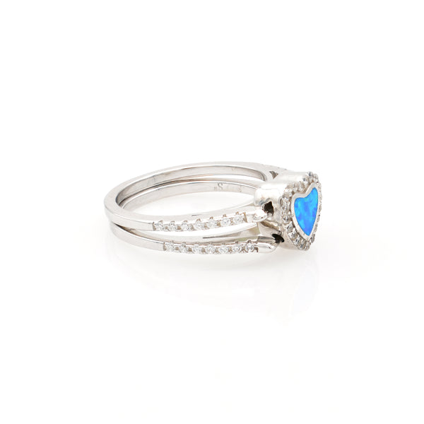 Lab Opal Ring