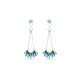 Turquoise Earring 16x45mm