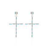 Turquoise Earring 26x50mm