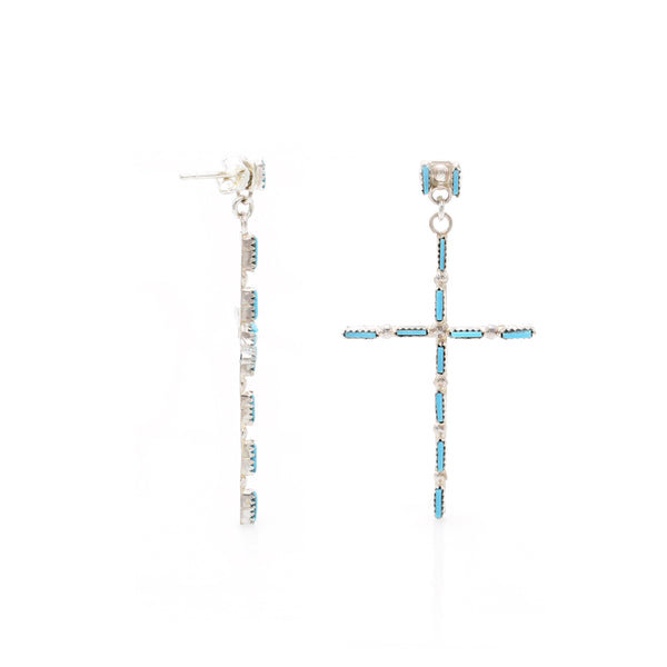 Turquoise Earring 26x50mm