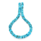 Bluejoy Genuine Indian-Style Natural Turquoise XL Free-Form Disc Bead 16-inch Strand (12mm)