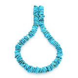 Bluejoy Genuine Indian-Style Natural Turquoise XL Free-Form Disc Bead 16-inch Strand (15mm)