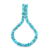 Bluejoy Genuine Indian-Style Natural Turquoise XL Free-Form Disc Bead 16-inch Strand (11mm)