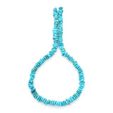 Bluejoy Genuine Indian-Style Natural Turquoise XL Free-Form Disc Bead 16-inch Strand (7mm)