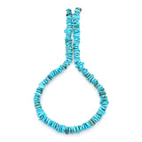 Bluejoy Genuine Indian-Style Natural Turquoise XL Free-Form Disc Bead 16-inch Strand (8mm)