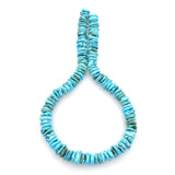 Bluejoy Genuine Indian-Style Natural Turquoise XL Free-Form Disc Bead 16-inch Strand (12mm)