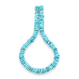 Bluejoy Genuine Indian-Style Natural Turquoise XL Free-Form Disc Bead 16-inch Strand (12mm)