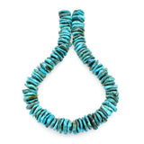 Bluejoy Genuine Indian-Style Natural Turquoise XL Free-Form Disc Bead 16-inch Strand (20mm)