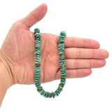 Bluejoy Genuine Indian-Style Natural Turquoise XL Free-Form Disc Bead 16-inch Strand (10mm)