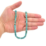 Bluejoy Genuine Indian-Style Natural Turquoise Free-Form Disc Bead 16-inch Strand (6mm)