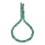 Bluejoy Genuine Indian-Style Natural Turquoise Free-Form Disc Bead 16-inch Strand (8mm)