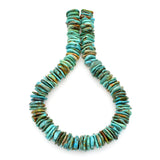 Bluejoy 19mm Genuine Indian-Style Natural Turquoise XL Free-Form Thin Disc Bead 16-inch Strand