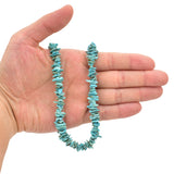 Bluejoy Genuine Indian-Style Natural Turquoise Free-Form Flat Disc Bead 16-inch Strand (9mm)