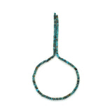 Bluejoy 4mm Genuine Classic Style Natural Turquoise Roundel Bead 16-inch Strand