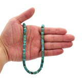 Bluejoy 6mm Genuine Indian-Style Natural Turquoise Heishi Bead 16-inch Strand