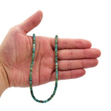 Bluejoy 4mm Genuine Indian-Style Natural Turquoise Dainty Heishi Bead 16-inch Strand