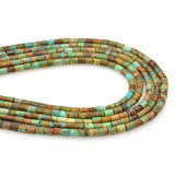 Bluejoy Genuine Indian-Style Natural Turquoise Dainty Heishi Bead 16-inch Strand (3mm)