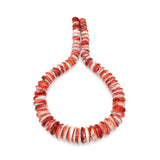 Bluejoy 10mm-20mm Genuine Native American Style Natural Spiny Oyster Shell Graduated Perfect Roundel Bead 16-inch Strand