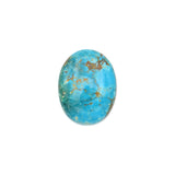 American-Mined Natural Turquoise Cabochon 20.5x25.5mm Oval Shape