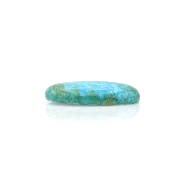 American-Mined Natural Turquoise Cabochon 21.5x27mm Oval Shape