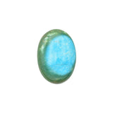 American-Mined Natural Turquoise Cabochon 25x34.5mm Oval Shape