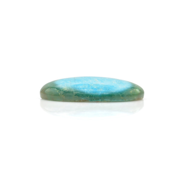 American-Mined Natural Turquoise Cabochon 25x34.5mm Oval Shape