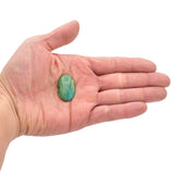 American-Mined Natural Turquoise Cabochon 18x27.5mm Oval Shape