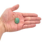 American-Mined Natural Turquoise Cabochon 20x26.5mm Oval Shape