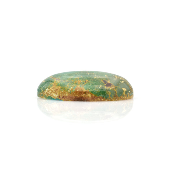 American-Mined Natural Turquoise Cabochon 20x27mm Oval Shape